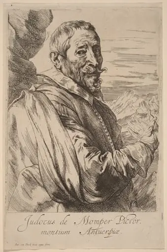Jodocus de Momper, by Anthony van Dyck