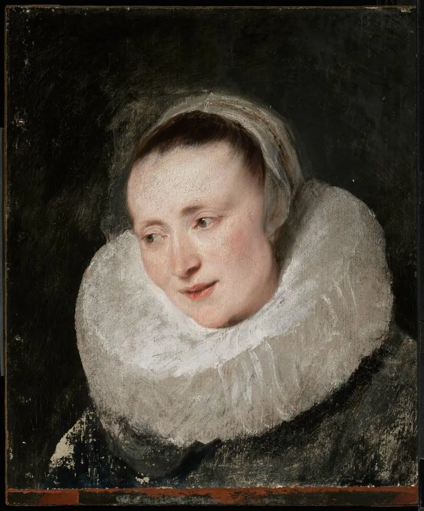 Margareta Snyders (Born de Vos), by Anthony van Dyck