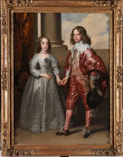 Maria Stuart en Willem II, by Anthony van Dyck