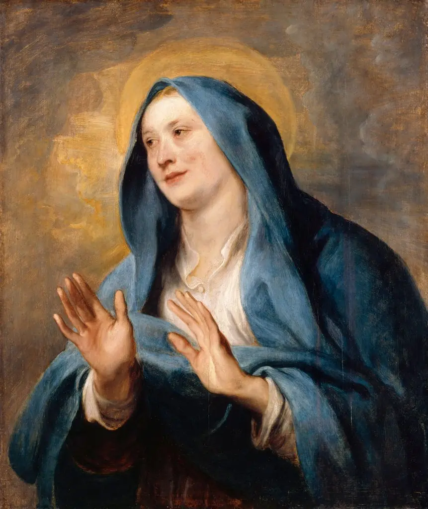 Mary as Mater Dei, by Anthony van Dyck