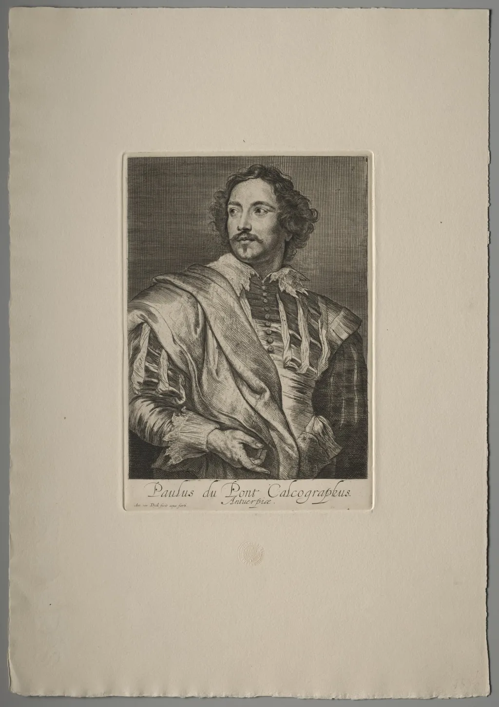 Paulus Pontius, by Anthony van Dyck, 1632