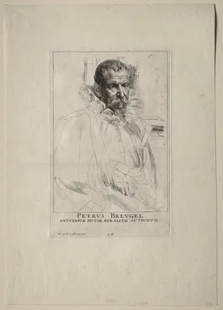 Pieter Breughel the Younger, by Anthony van Dyck, 1632