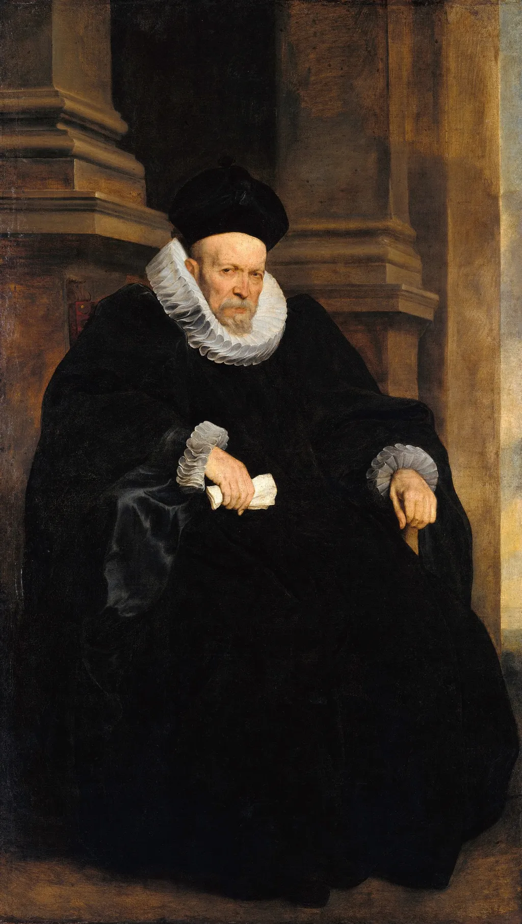 Portrait of a Genovese Gentleman, by Anthony van Dyck, oil, 1622