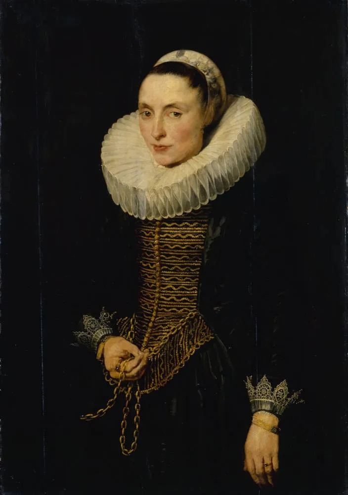Portrait of a Lady, by Anthony van Dyck, oil, 1619