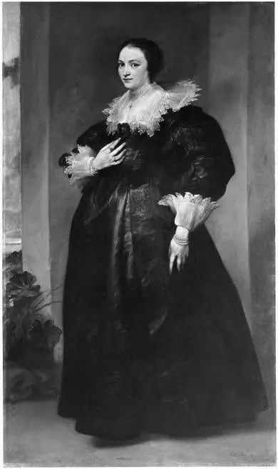 Portrait of a Lady (second wife of Sebastiaen van Leerse), by Anthony van Dyck