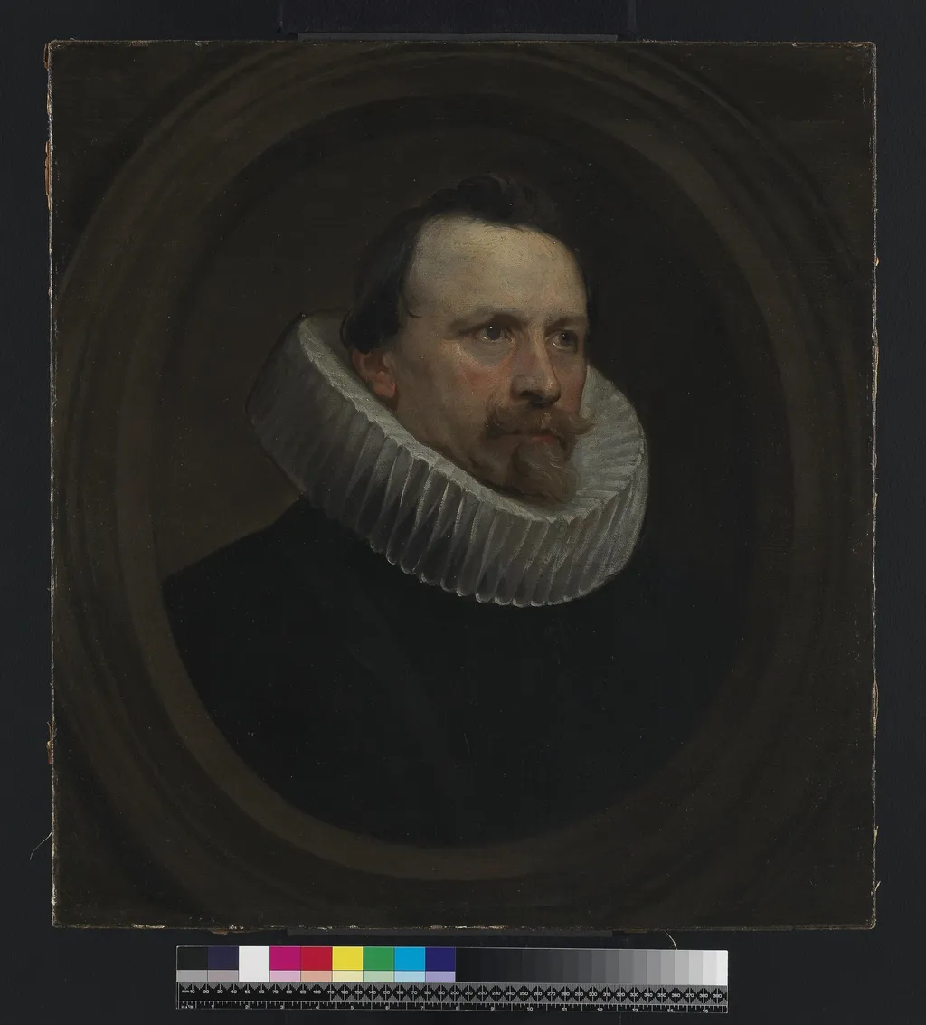 Portrait of a man, by Anthony van Dyck, oil, 1630