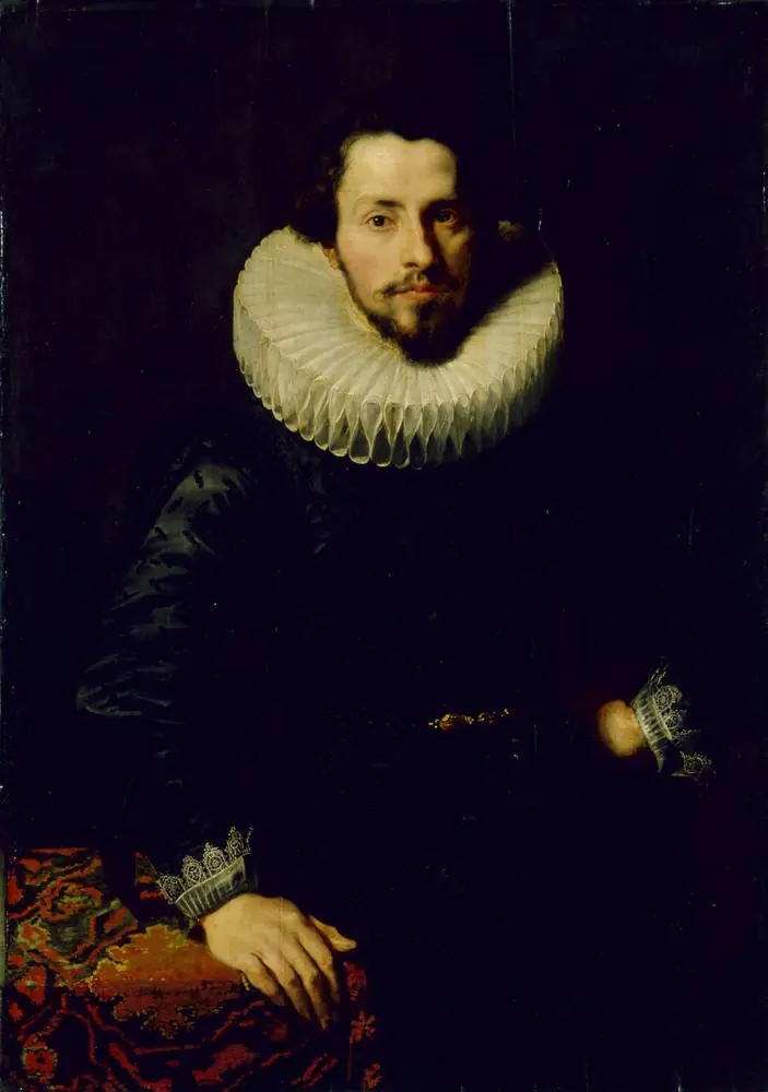 Portrait of a Man at a Table, by Anthony van Dyck
