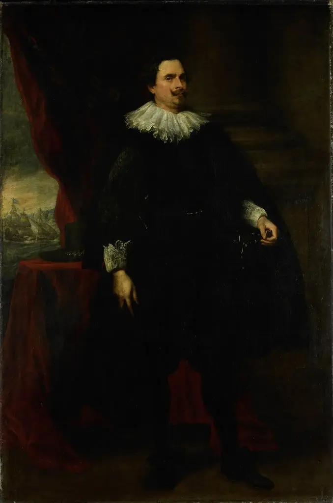 Portrait of a man from the van der Borght family, perhaps François van der Borght, by Anthony van Dyck