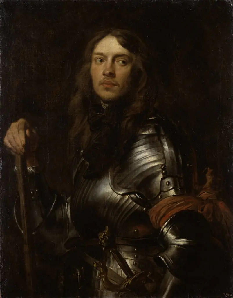 Portrait of a Man in Armour with a Red Scarf, by Anthony van Dyck