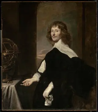 Portrait of a Man with an Armillary Sphere, by Anthony van Dyck, 1630