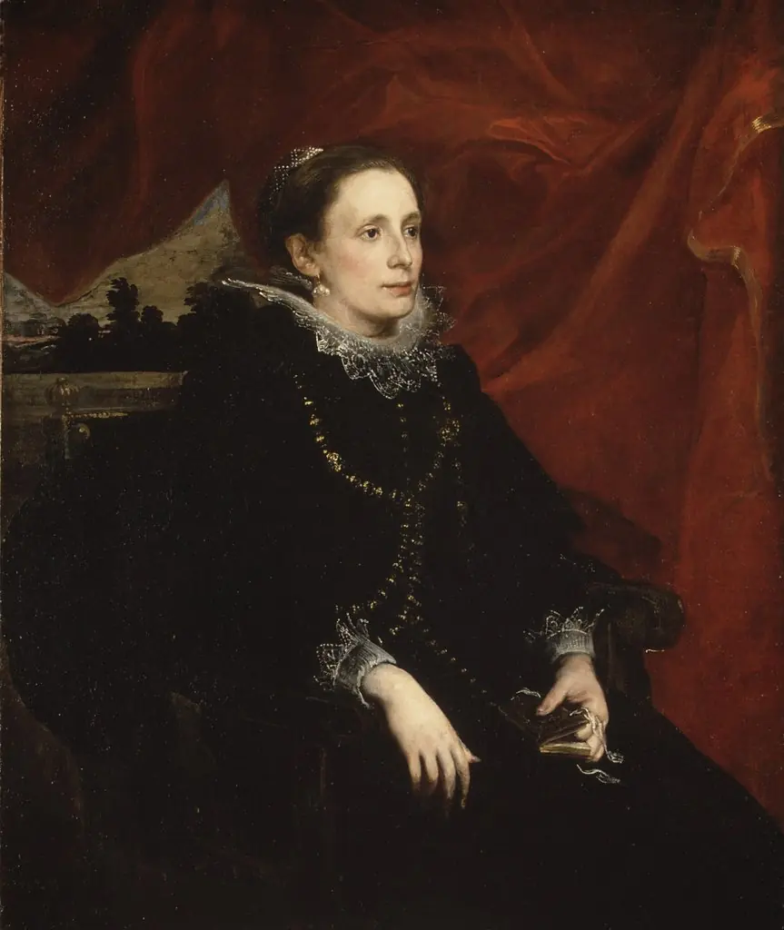 Portrait of a Woman, Called the Marchesa Durazzo, by Anthony van Dyck, 1623