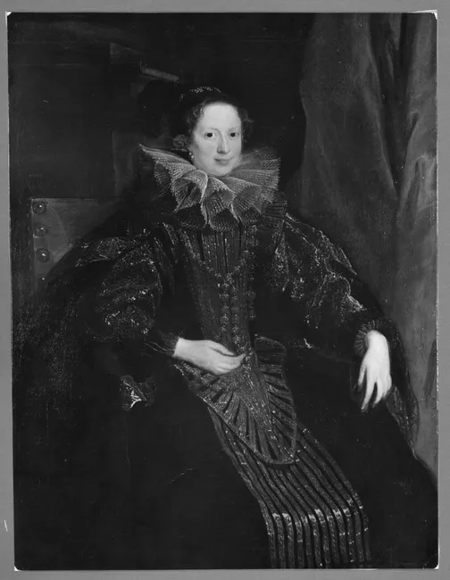 Portrait of an unknown Genoese woman, 1622-1623, by Anthony van Dyck, oil, 1623