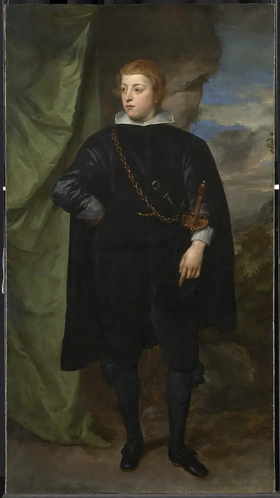 Portrait of Carlo Emanuele d'Este, Marchese di Borgomanero (1622-1695), by Anthony van Dyck