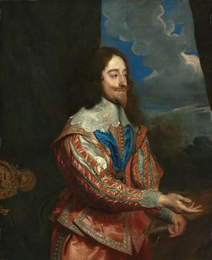 Portrait of Charles I (1600–1649), by Anthony van Dyck, unspecified, 1604