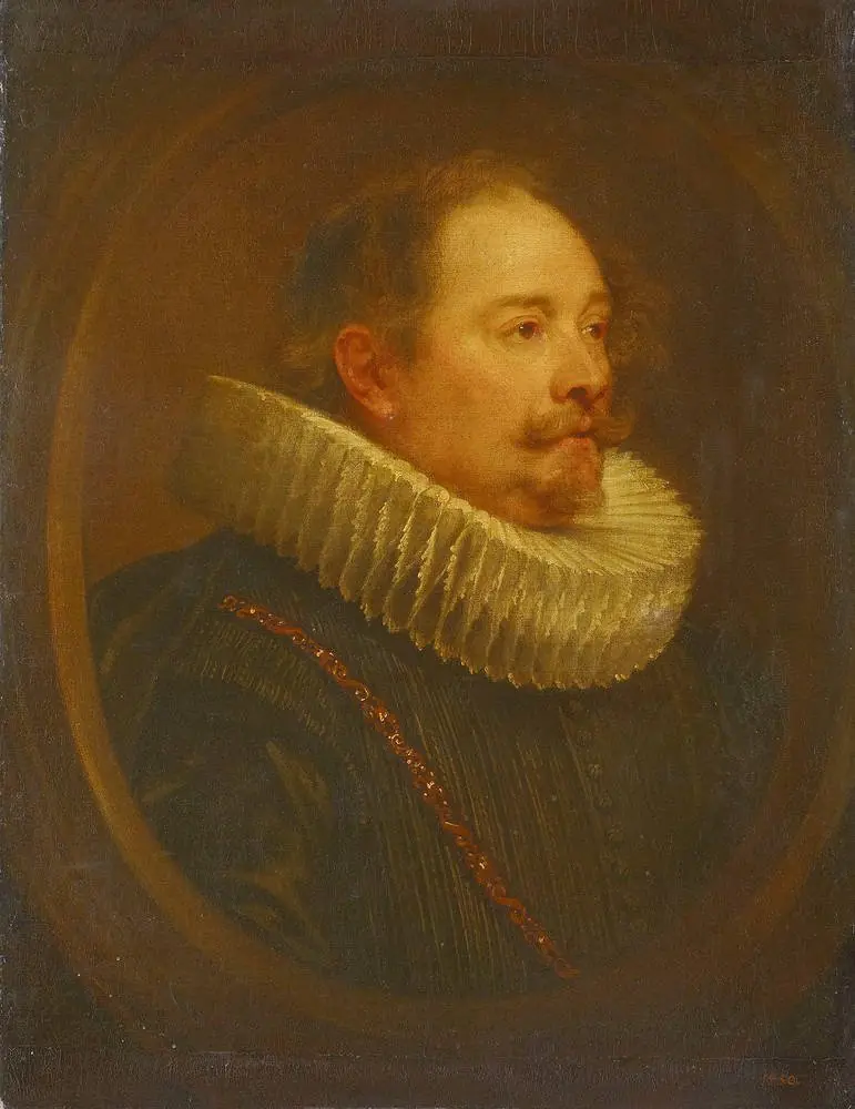 Portrait of Engelbert Taye, Baron von Wemmel, by Anthony van Dyck