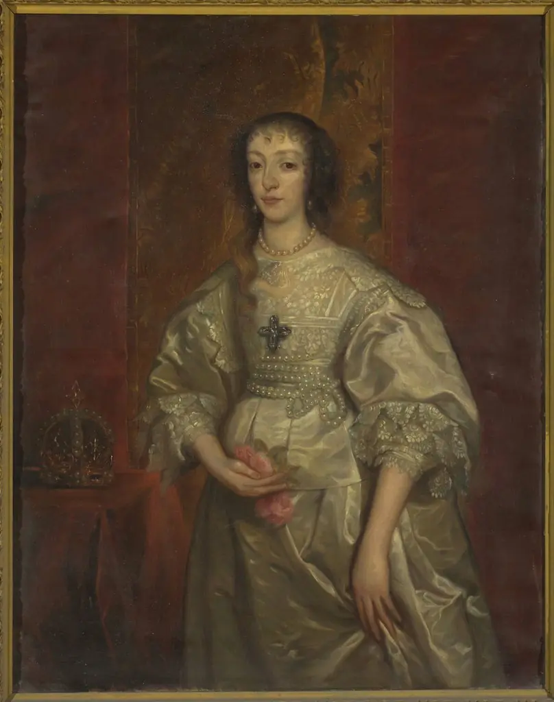 Portrait of Henrietta Maria (1609–1699), Queen of England, by Anthony van Dyck