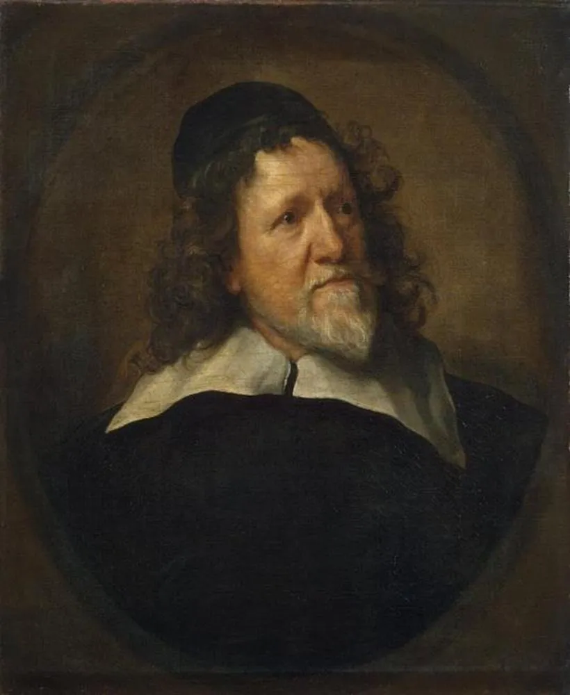 Portrait of Inigo Jones (1573-1652), by Anthony van Dyck, oil, 1634