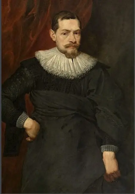 Portrait of man with an unstarched ruff, by Anthony van Dyck