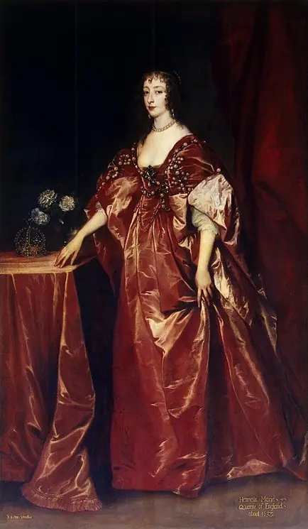 Portrait of Queen Henrietta-Maria, by Anthony van Dyck