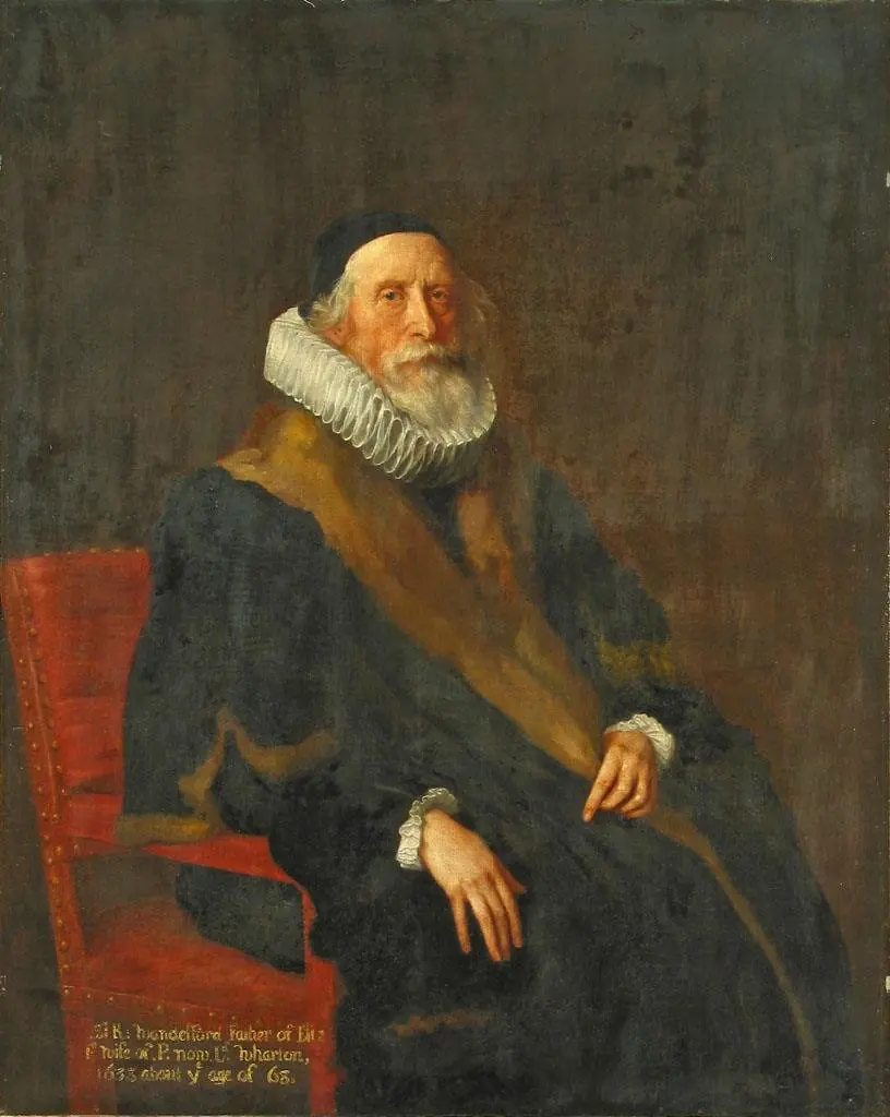 Portrait of Sir Rowland Wandesford (circa 1570 - after 1683), by Anthony van Dyck