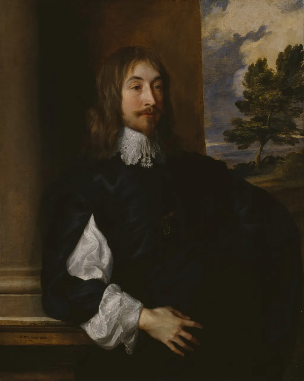 Portrait of Sir William Killigrew, by Anthony van Dyck, oil, 1638