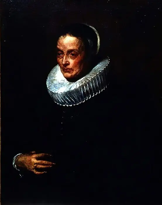 Portrait of the mother of the artist Justus Sustermans, by Anthony van Dyck