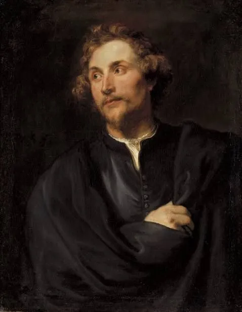Portrait of the Sculptor Georg Petel, by Anthony van Dyck, oil, 1628