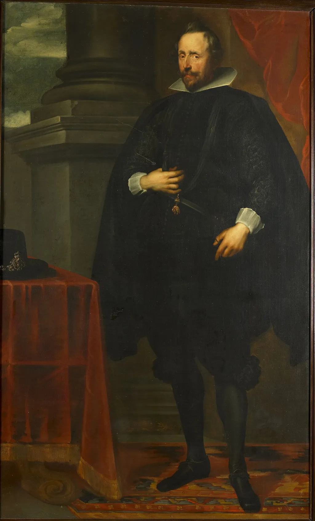 Portrait of Wolfgang Wilhelm, Count Palatine of Neuburg, by Anthony van Dyck, oil, 1630