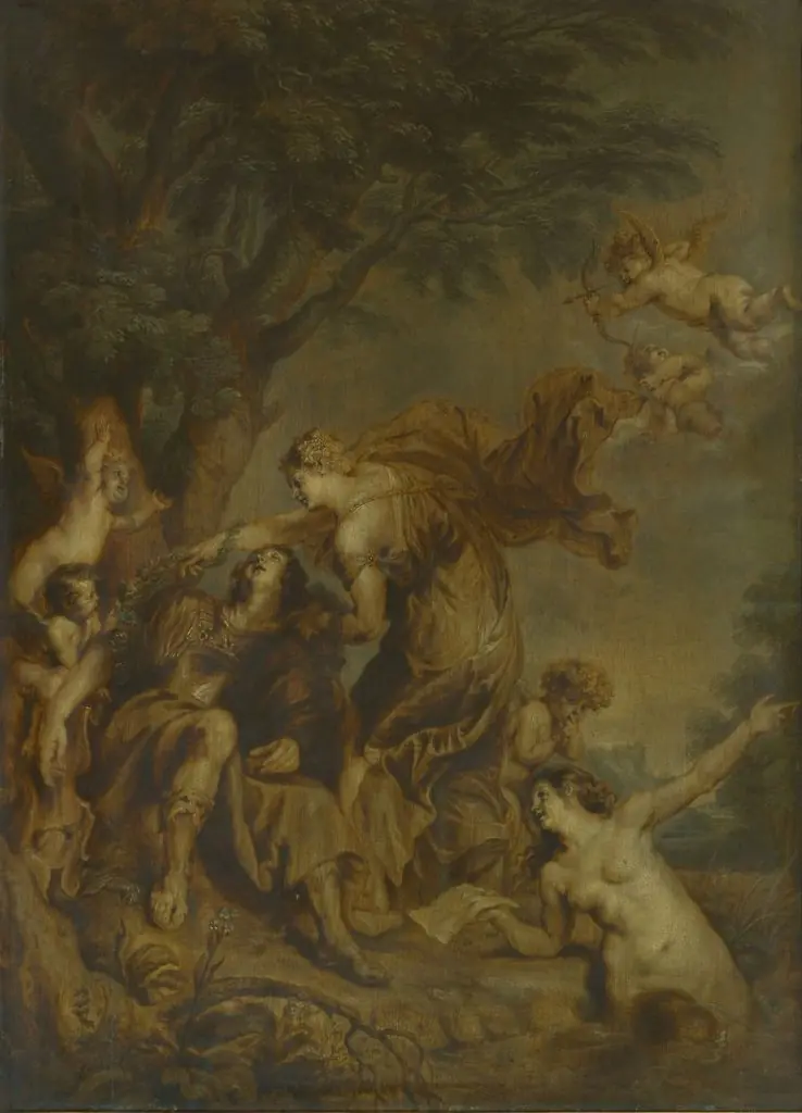 Rinaldo and Armida, by Anthony van Dyck