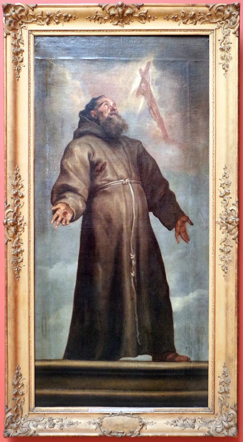 Saint Francis of Assisi, by Anthony van Dyck, oil, 1632