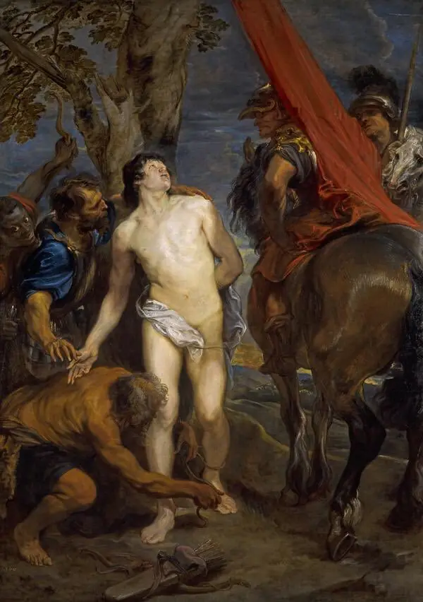 Saint Sebastian Bound for Martyrdom, by Anthony van Dyck
