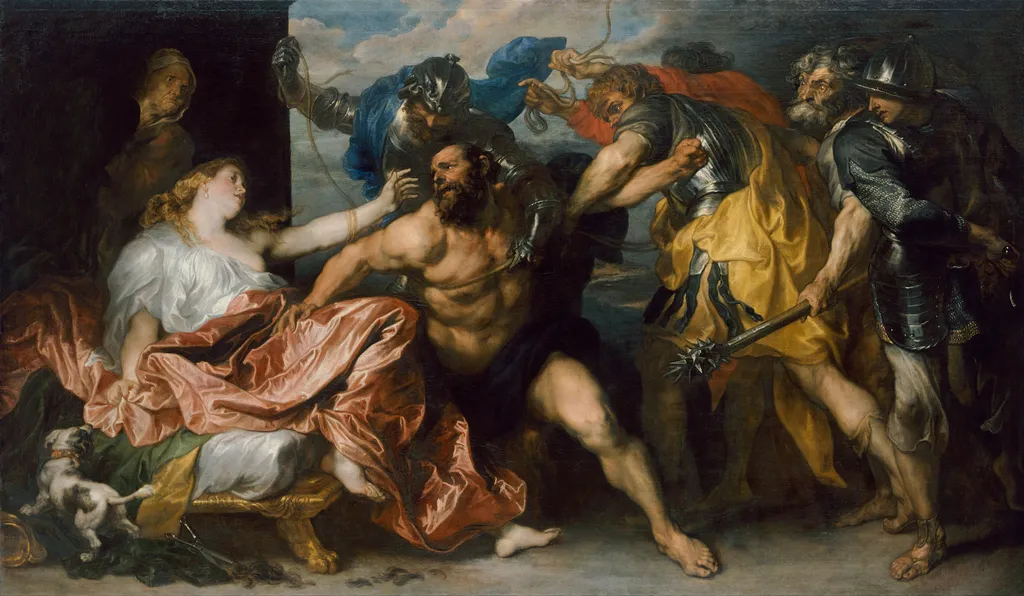 Samson and Delilah, by Anthony van Dyck, oil, 1630