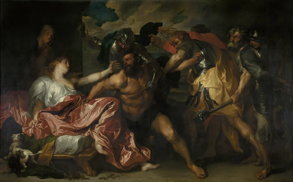 Samson and Delilah, by Anthony van Dyck, oil, 1630