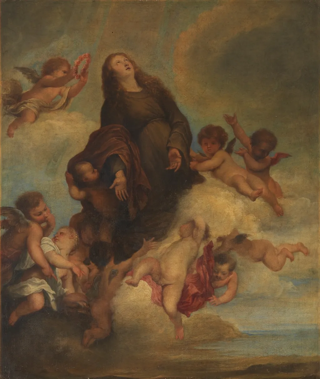 Santa Rosalía de Palermo, by Anthony van Dyck, oil, 1601