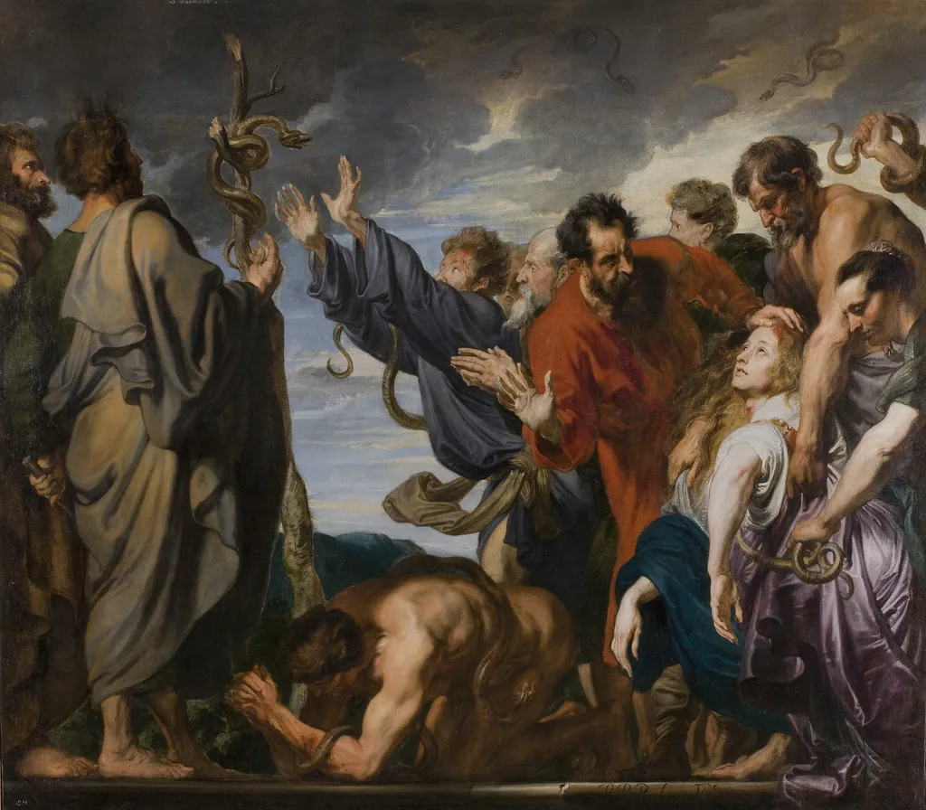 The Brazen Serpent, by Anthony van Dyck, oil, 1618