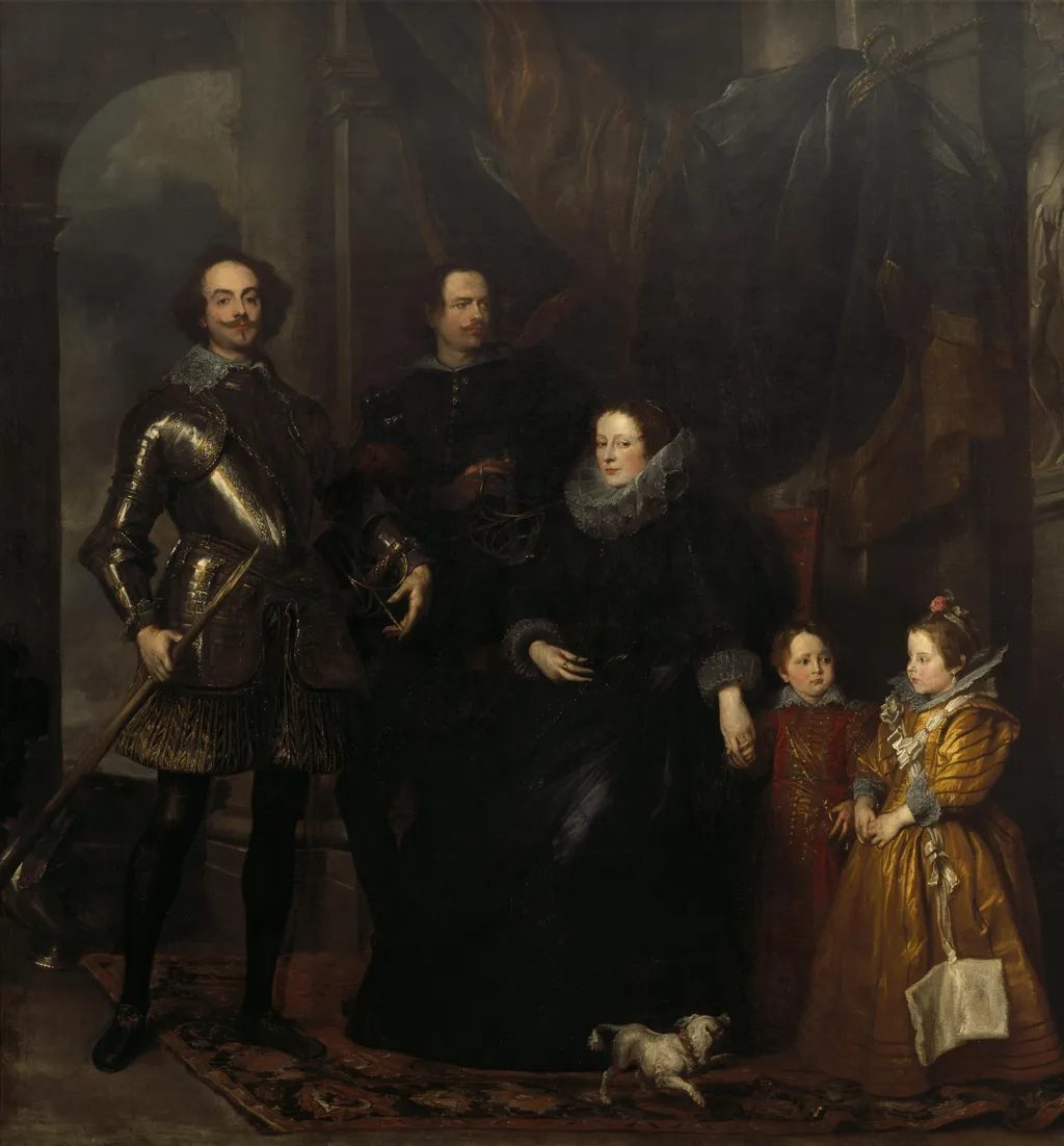 The Lomellini Family, by Anthony van Dyck, oil, 1623