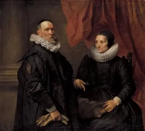 The painter Jan de Wael and his wife Gertrud de Jode, by Anthony van Dyck