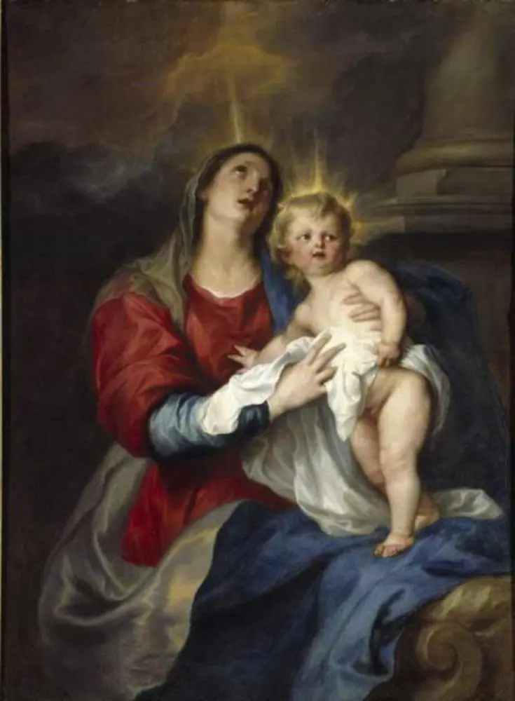 The Virgin and Child, by Anthony van Dyck