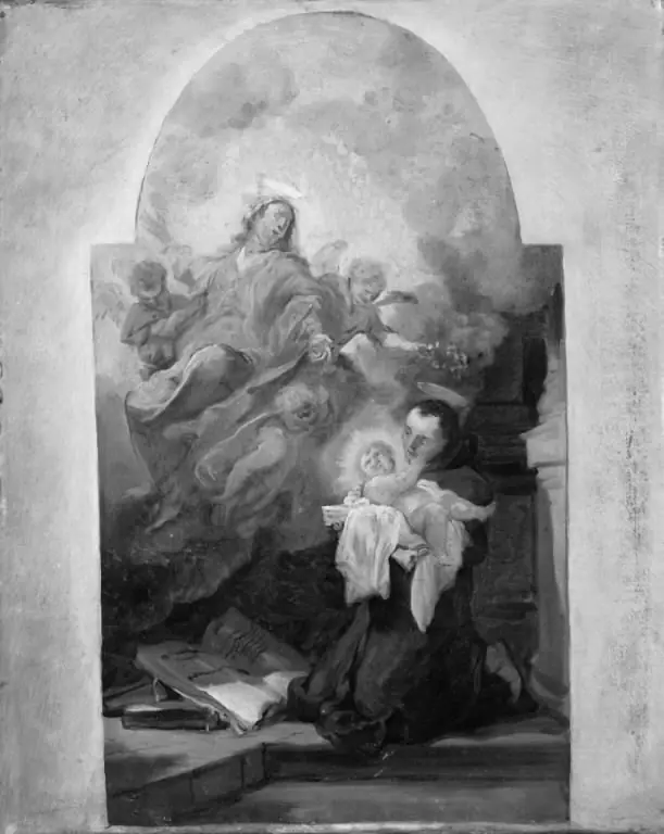 Virgin and Child with Saint Francis, by Anthony van Dyck
