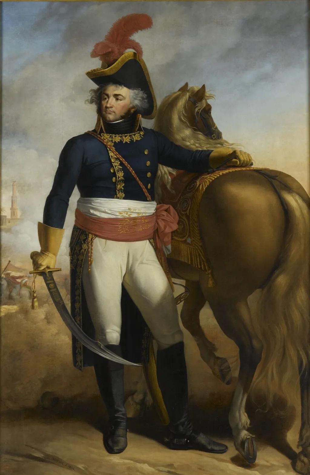 Jean-Baptiste Kléber, general-in-chief (1753-1800), by Antoine Ansiaux, oil, 1804