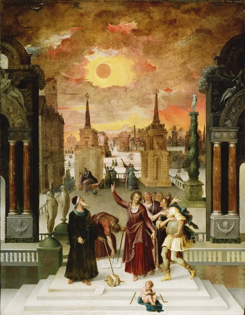 Dionysius the Areopagite Converting the Pagan Philosophers, by Antoine Caron