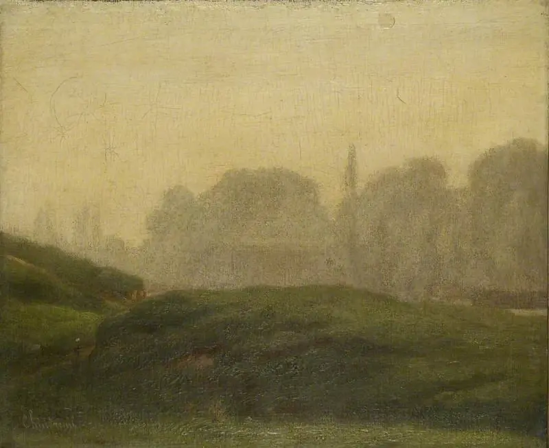 Landscape: Morning Mist, by Antoine Chintreuil
