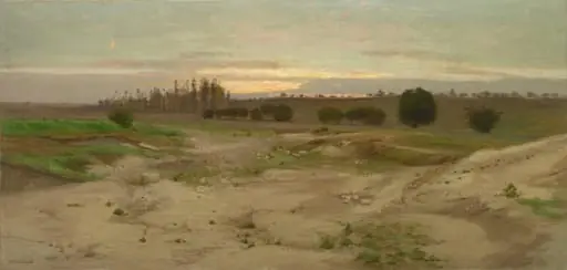 The Marl Pit at Mulcent:  Evening, by Antoine Chintreuil