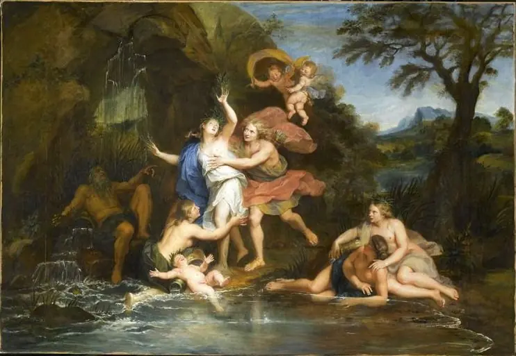 Apollo and Daphne, by Antoine Coypel
