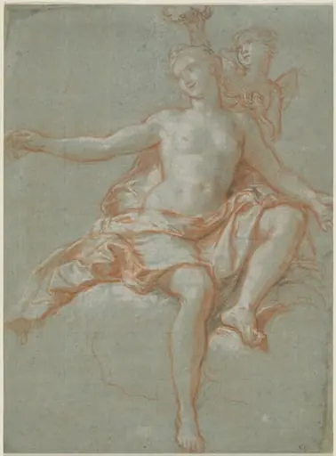 Cupid Stealing Venus's Floral Crown, by Antoine Coypel