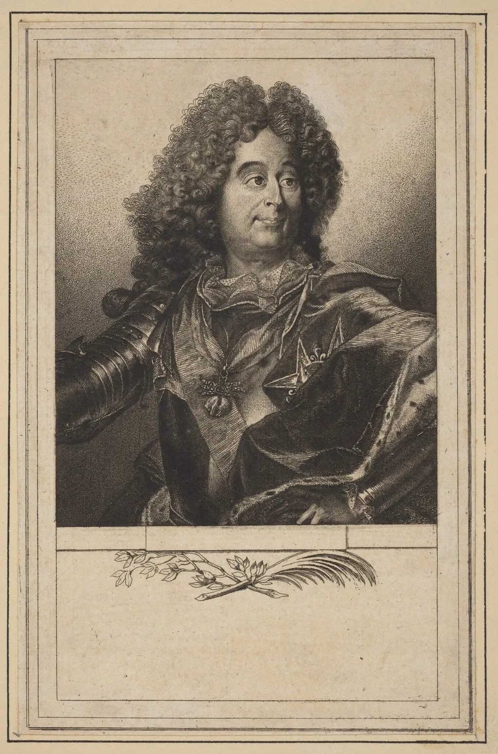 Louis Hector, duc de Villars, by Antoine de Marcenay de Ghuy, ink, 1778