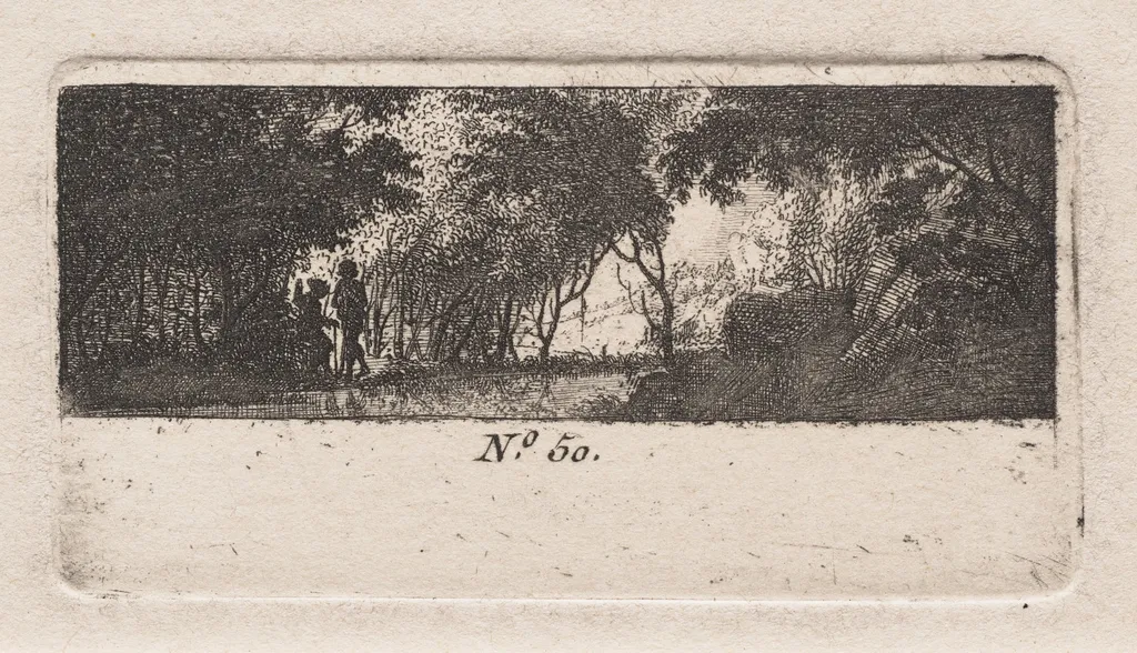 View of a Woods, by Antoine de Marcenay de Ghuy, 1778