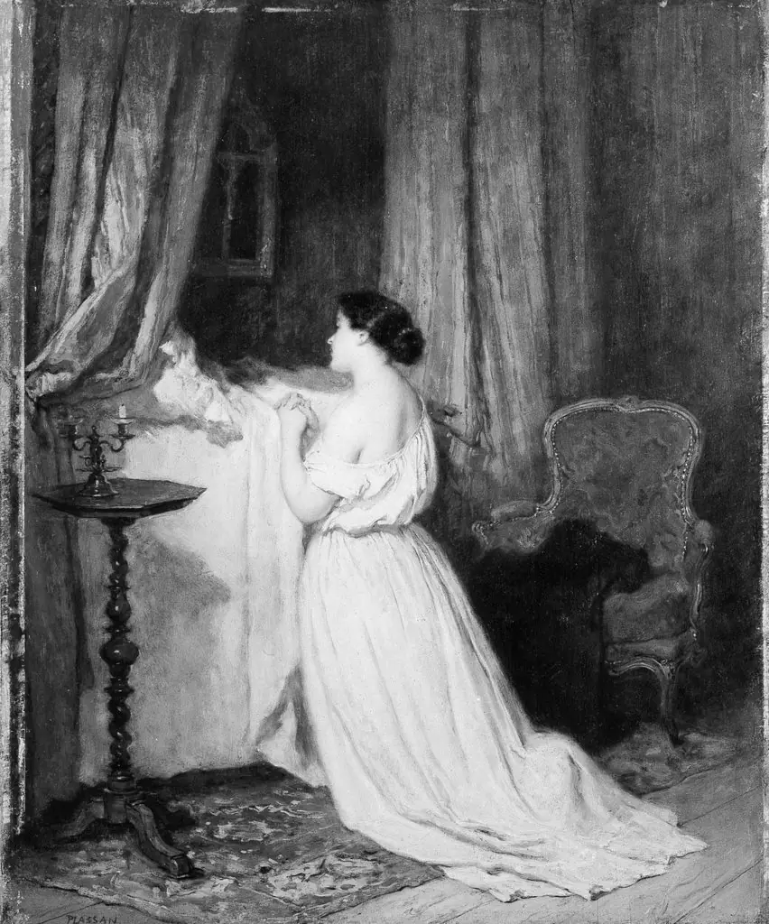 Mother and Child, by Antoine Émile Plassan