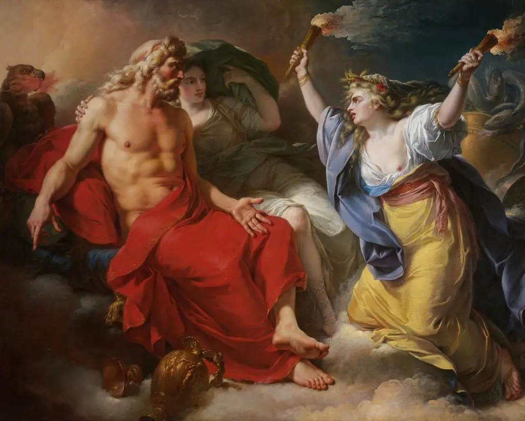 Ceres Begging for Jupiter's Thunderbolt after the Kidnapping of Her Daughter Proserpine, by Antoine-François Callet