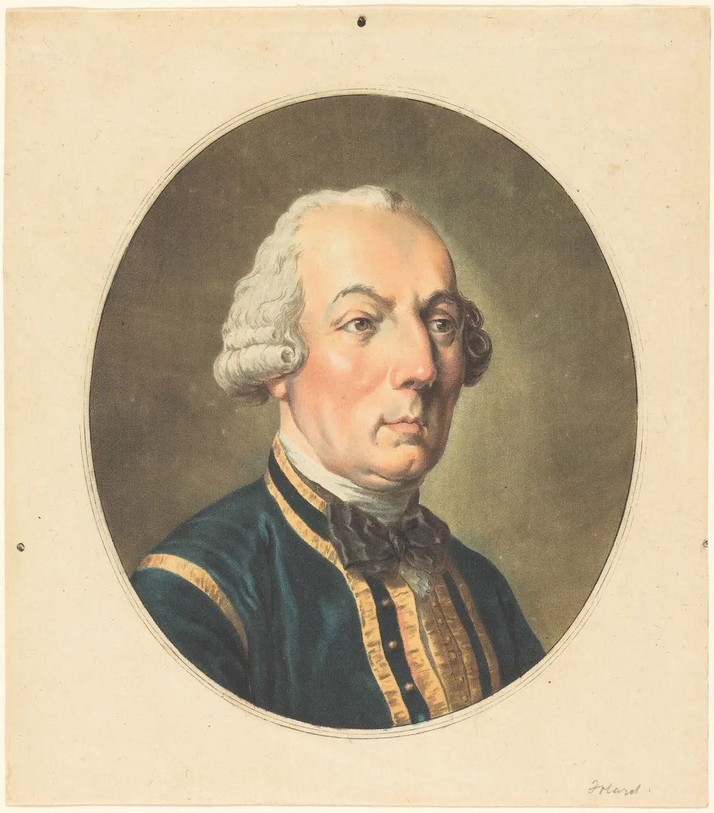 Jean Charles Folard, by Antoine-François Sergent, paint, 1799
